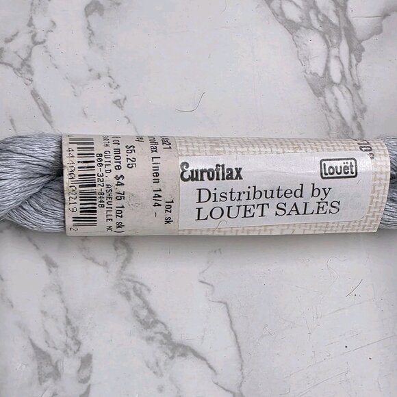 Vintage Mohair Wool Yarn Thread Cone Spool BROWN and skein Euroflax LINEN Thread - Picture 12 of 16